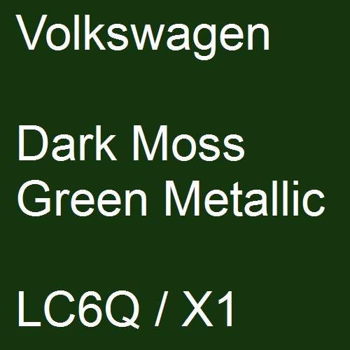 Volkswagen, Dark Moss Green Metallic, LC6Q / X1.